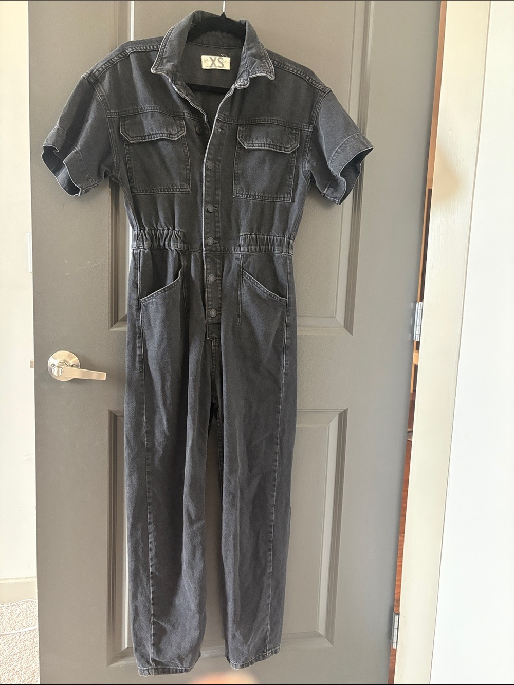Free People We The Free Marla denim jumpsuit XS - Picture 2 of 5